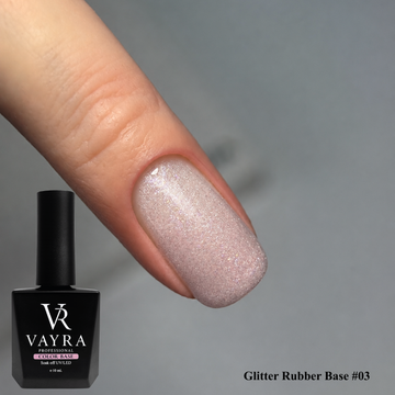 Цветна база Glitter Rubber Base #03