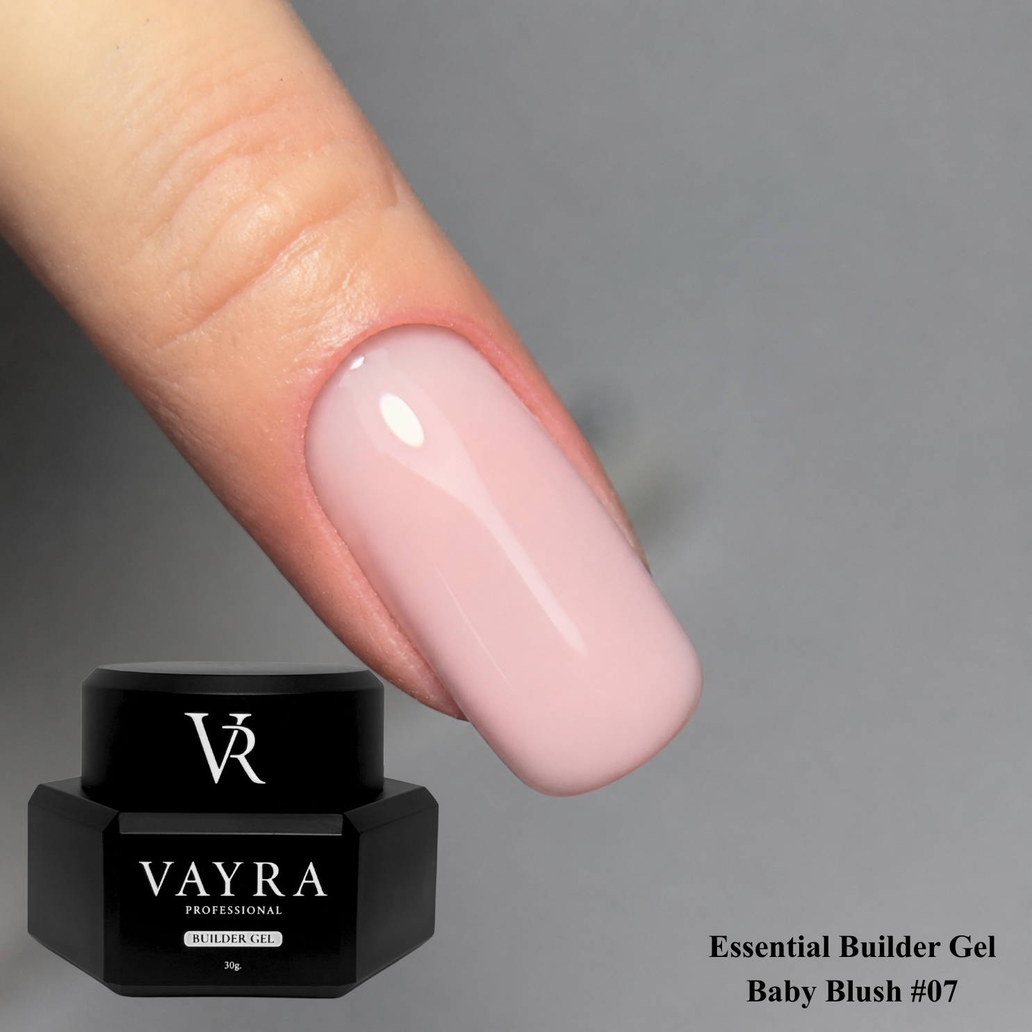 Essential Builder Gel - Baby Blush #07, 30 гр.