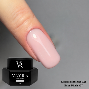 Essential Builder Gel - Baby Blush #07, 30 гр.