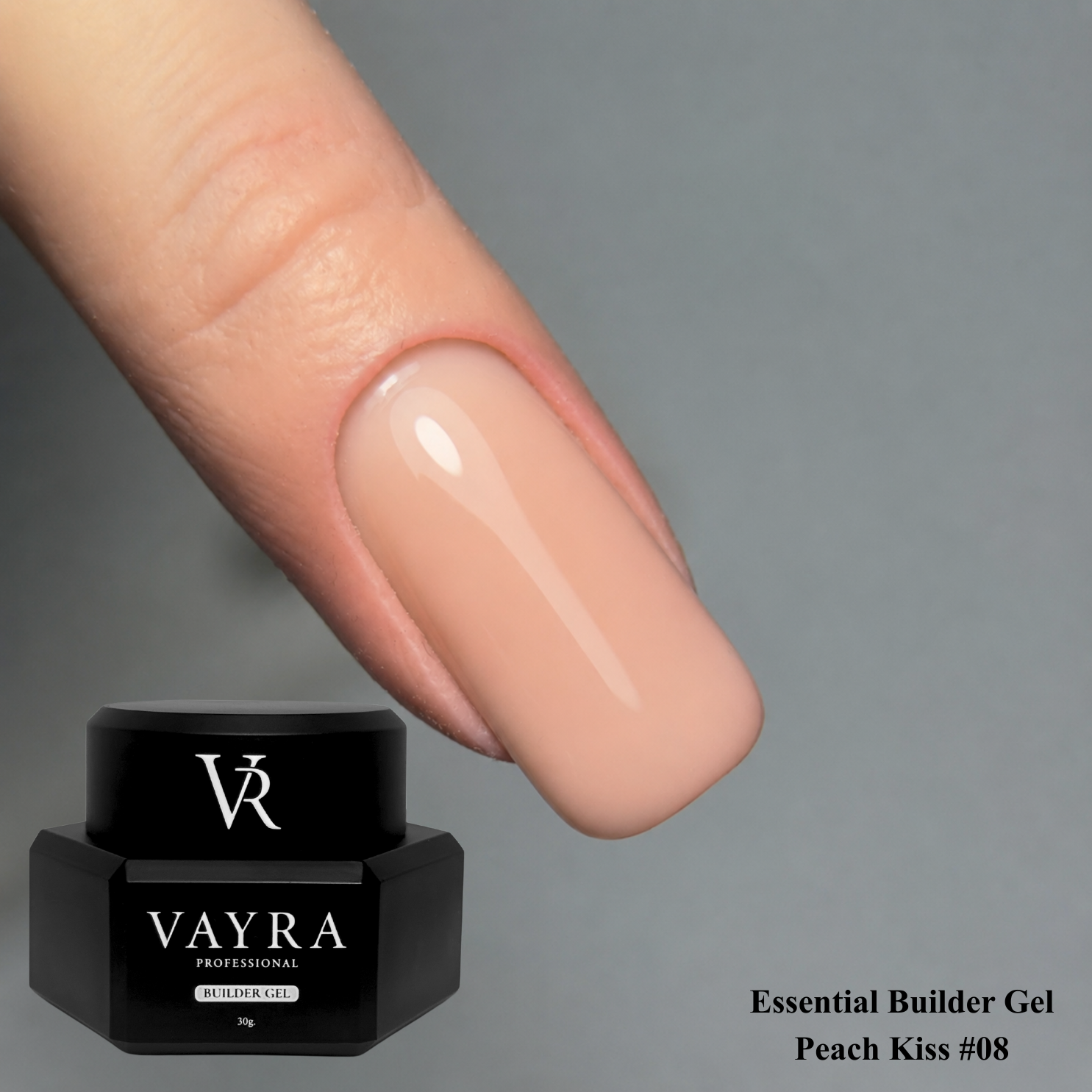 Essential Builder Gel - Peach Kiss #08, 30 гр.
