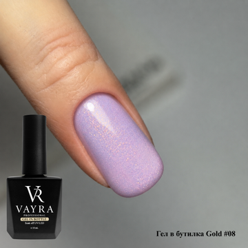 Гел в бутилка Gold Glitter #08