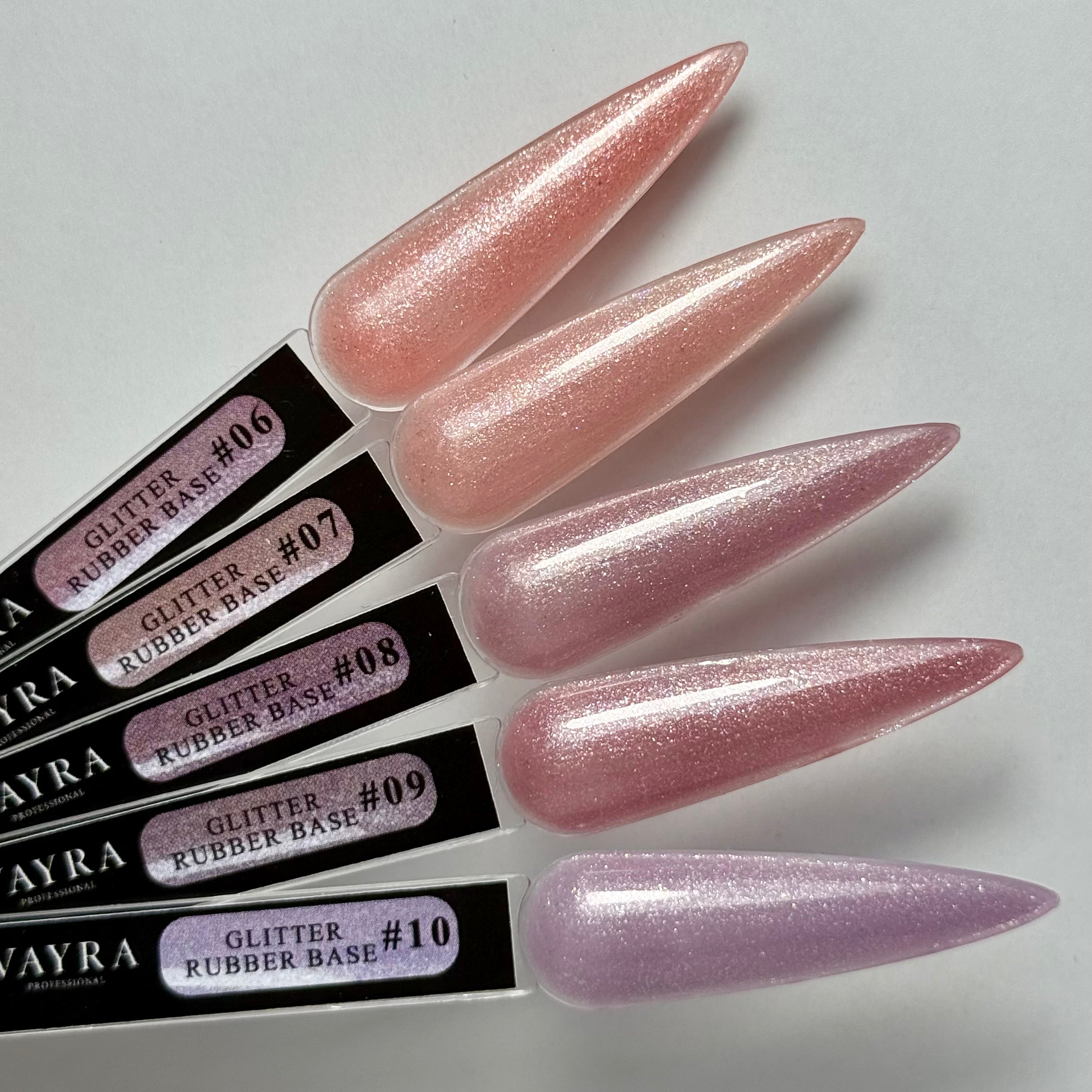 Цветна база Glitter Rubber Base #09
