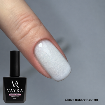 Цветна база Glitter Rubber Base #01