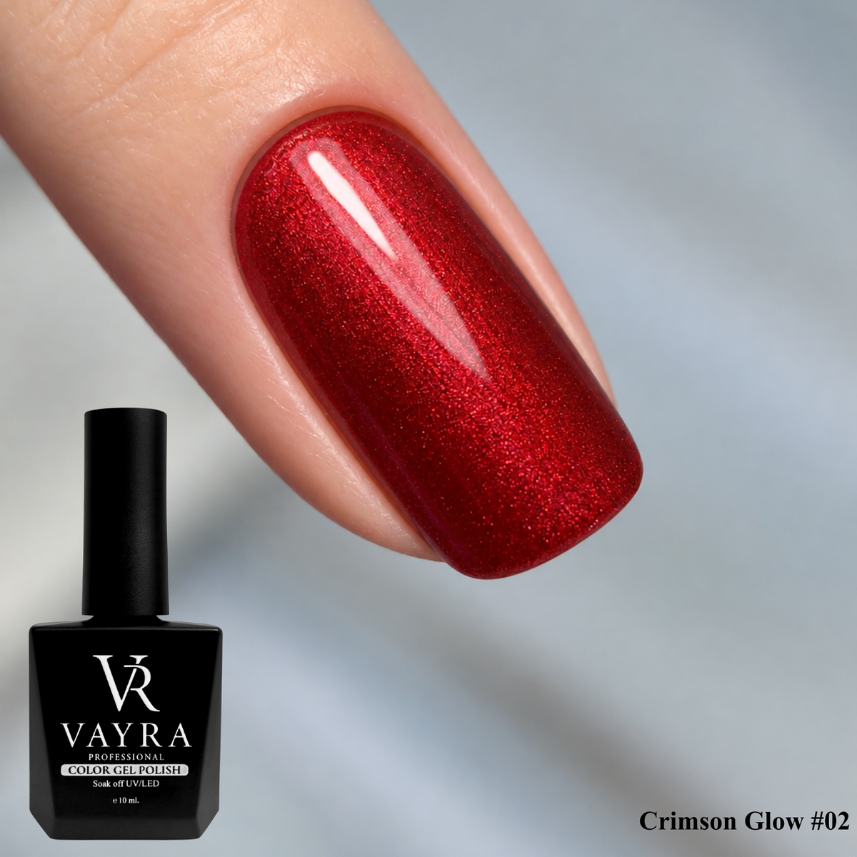 Гел лак Crimson Glow #02