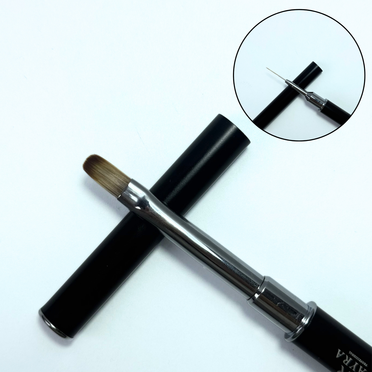 Двустранна четка - Gel Oval #06 & Liner 11 mm