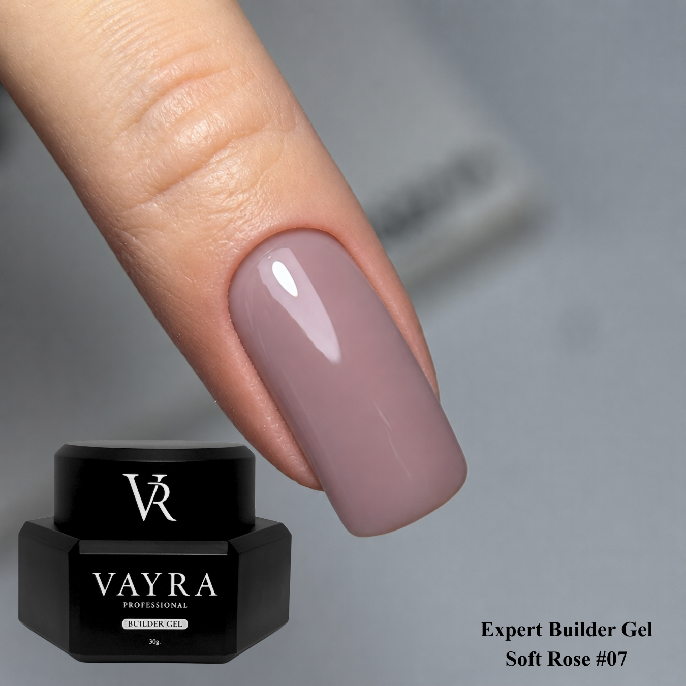 Expert Builder Gel - Soft Rose #07, 30 гр.