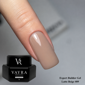 Expert Builder Gel - Latte Beige #09, 30 гр.