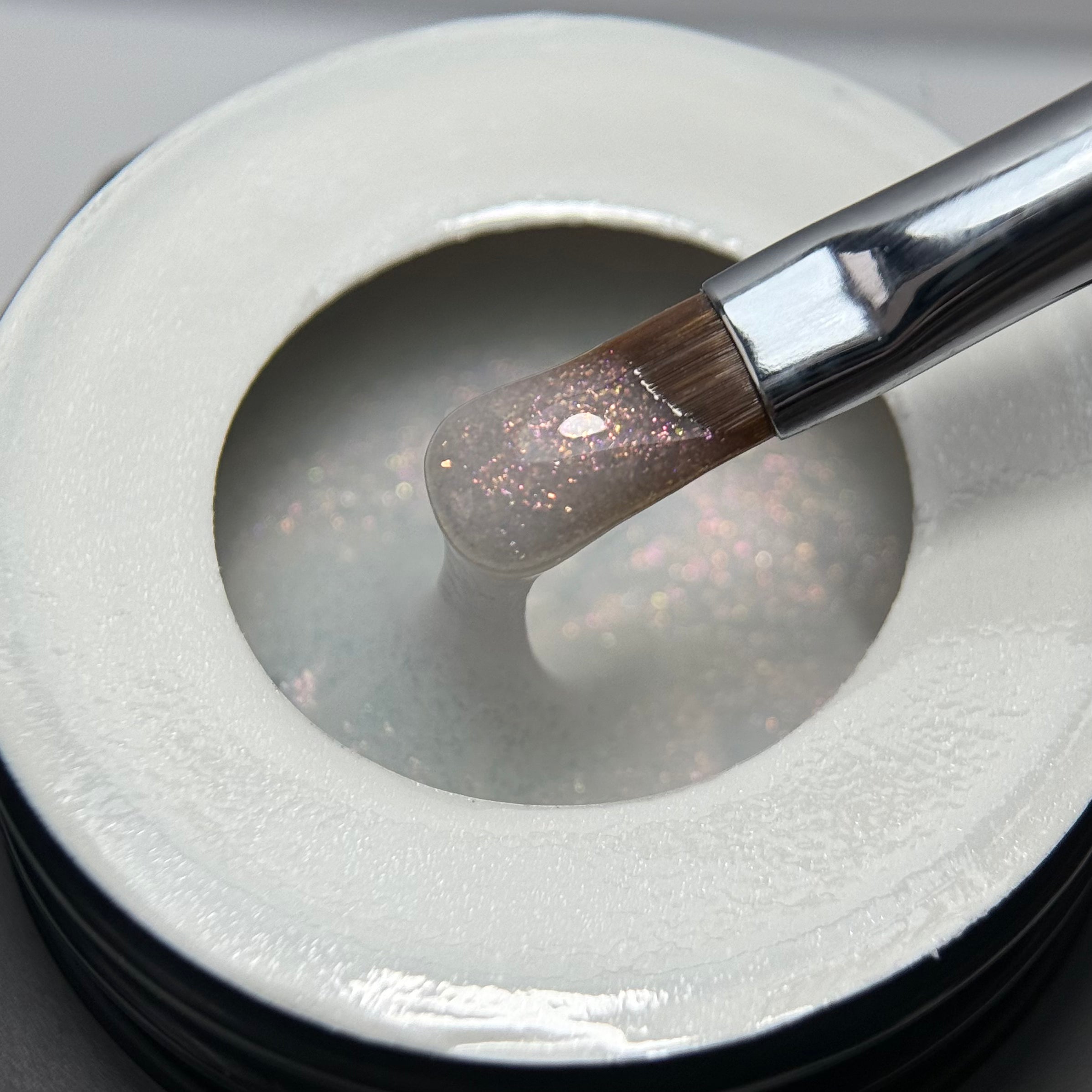 Glitter Builder Gel - Ivory Glow #01, 30 гр.
