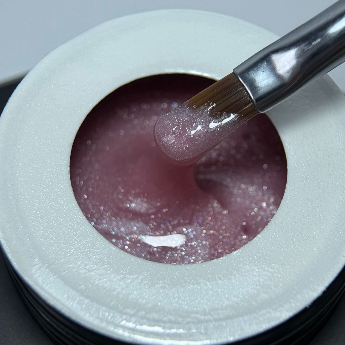 Glitter Builder Gel - Rosy Blush #11, 30 гр.