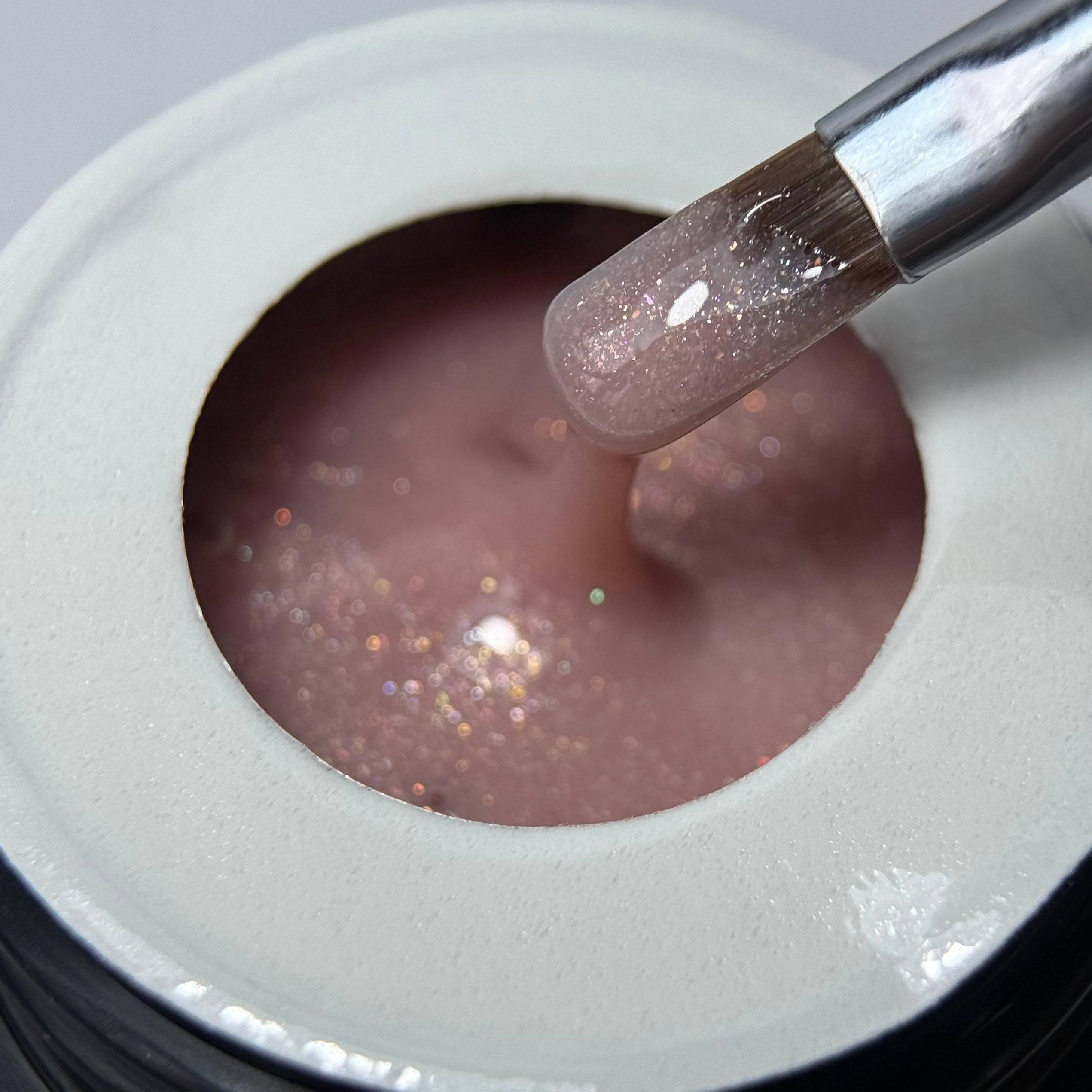 Glitter Builder Gel - Rosé Glow #05, 30 гр.