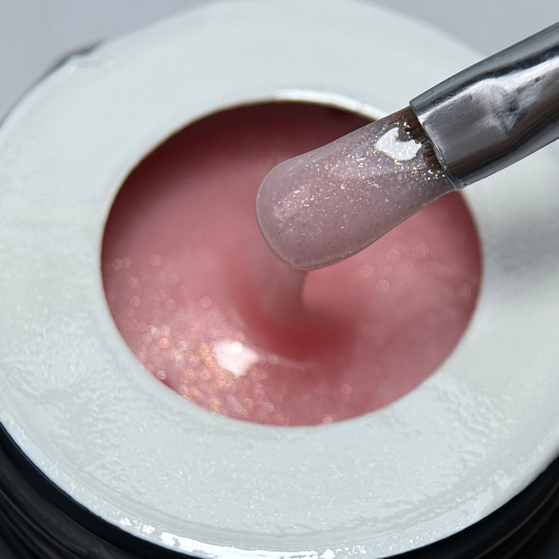 Glitter Builder Gel - Blush Veil  #09, 30 гр.